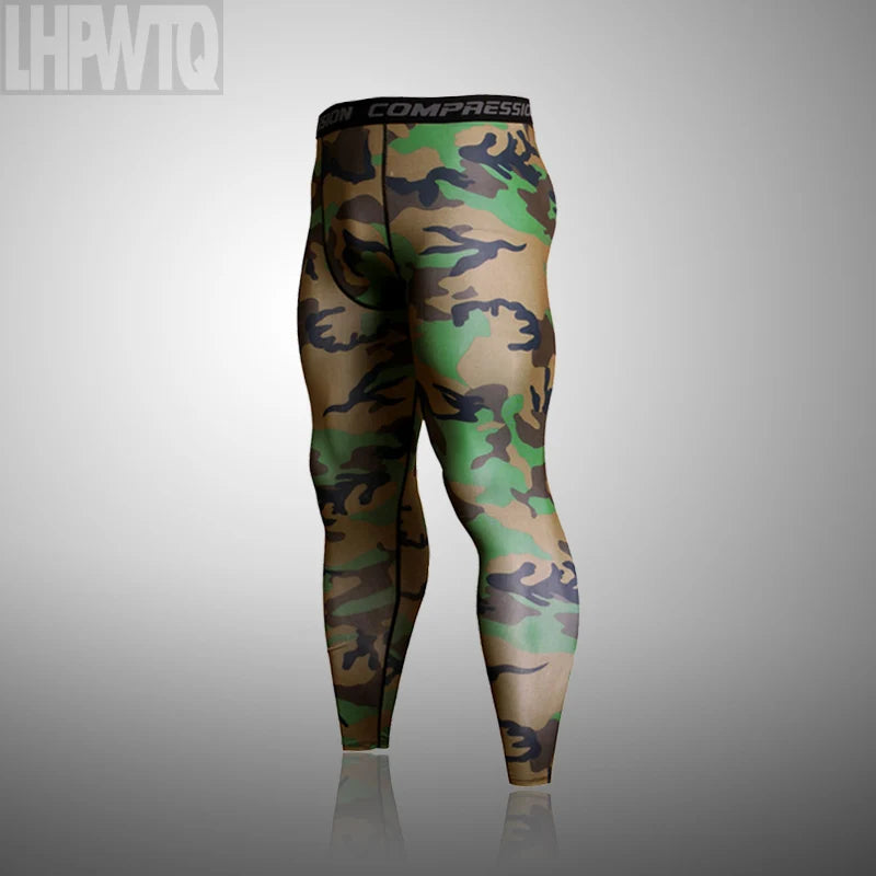 Camouflage Long Sleeve Compression T Shirt