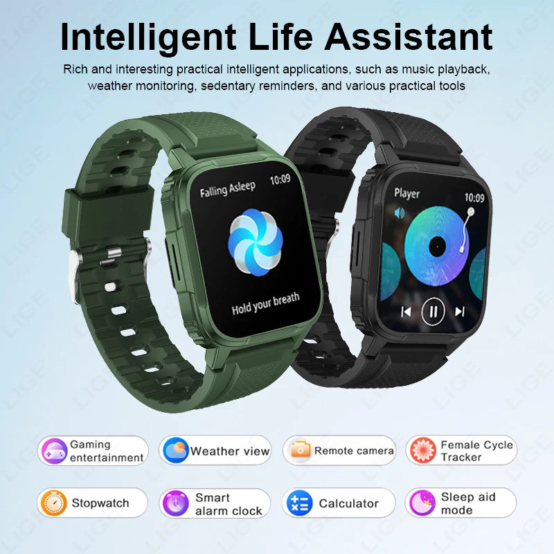 Outdoor Men’s Smartwatch with Health Monitor