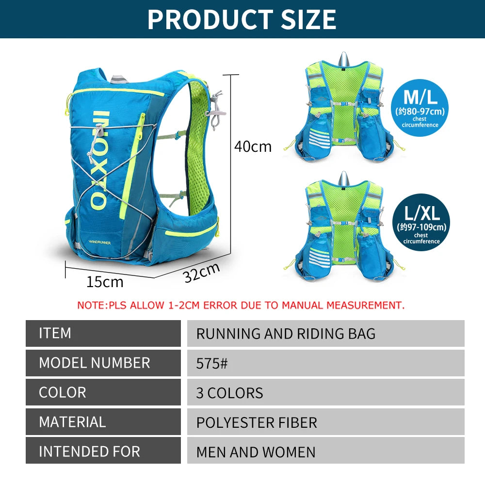 Lightweight Hydration Pack for Sports & Travel