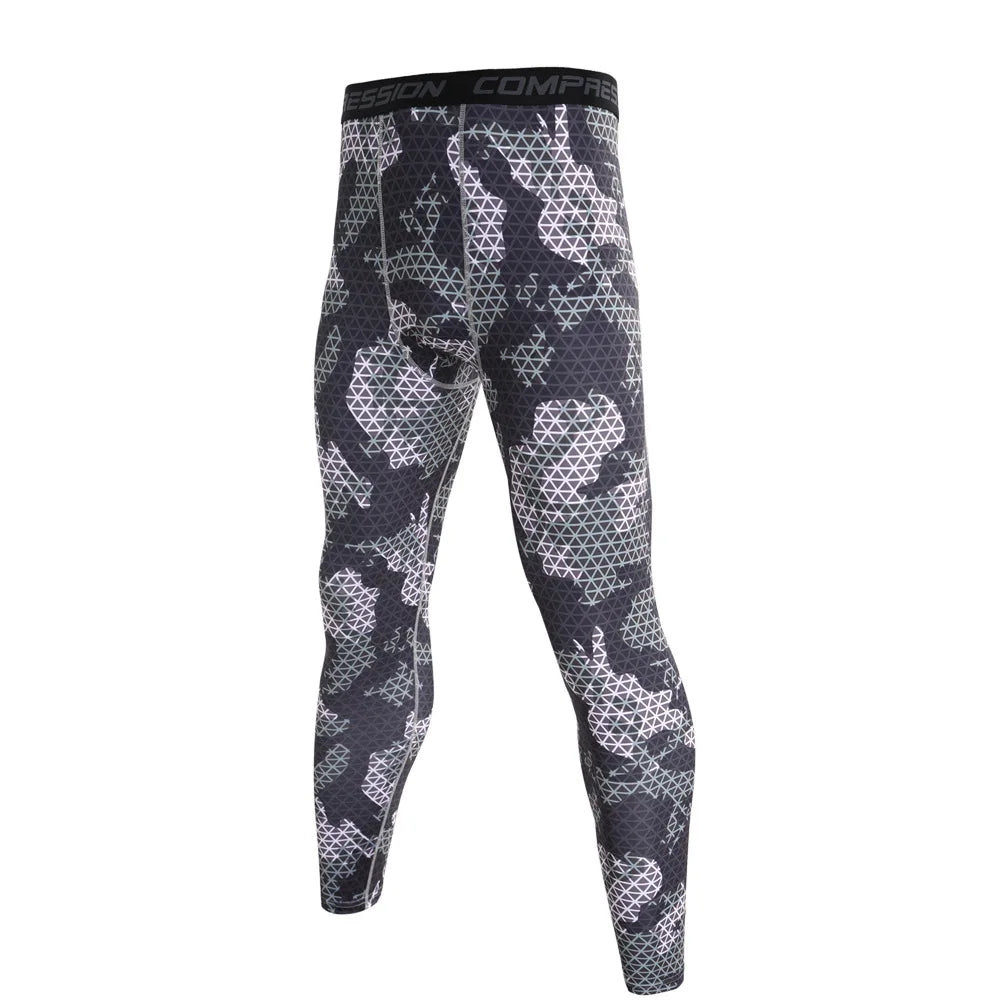 Camo Compression Jogging Tights