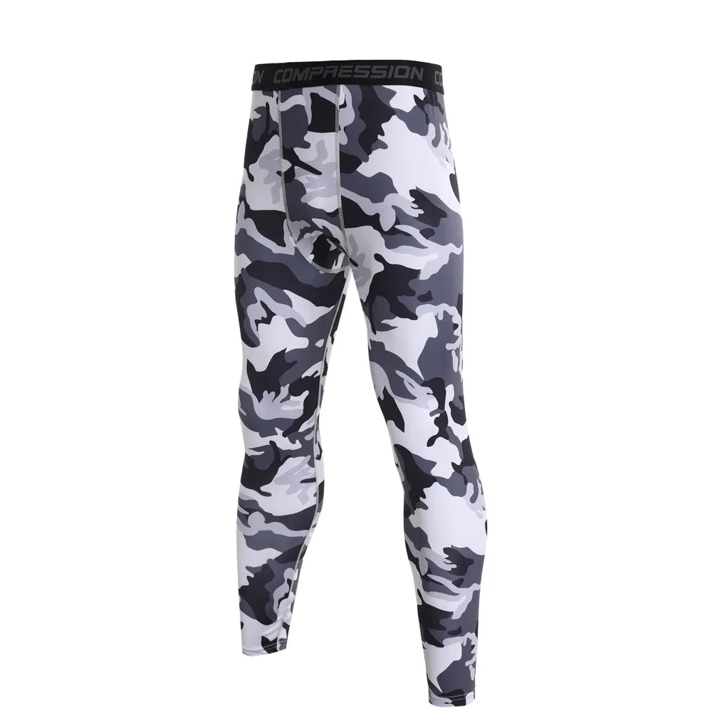 Camo Compression Jogging Tights