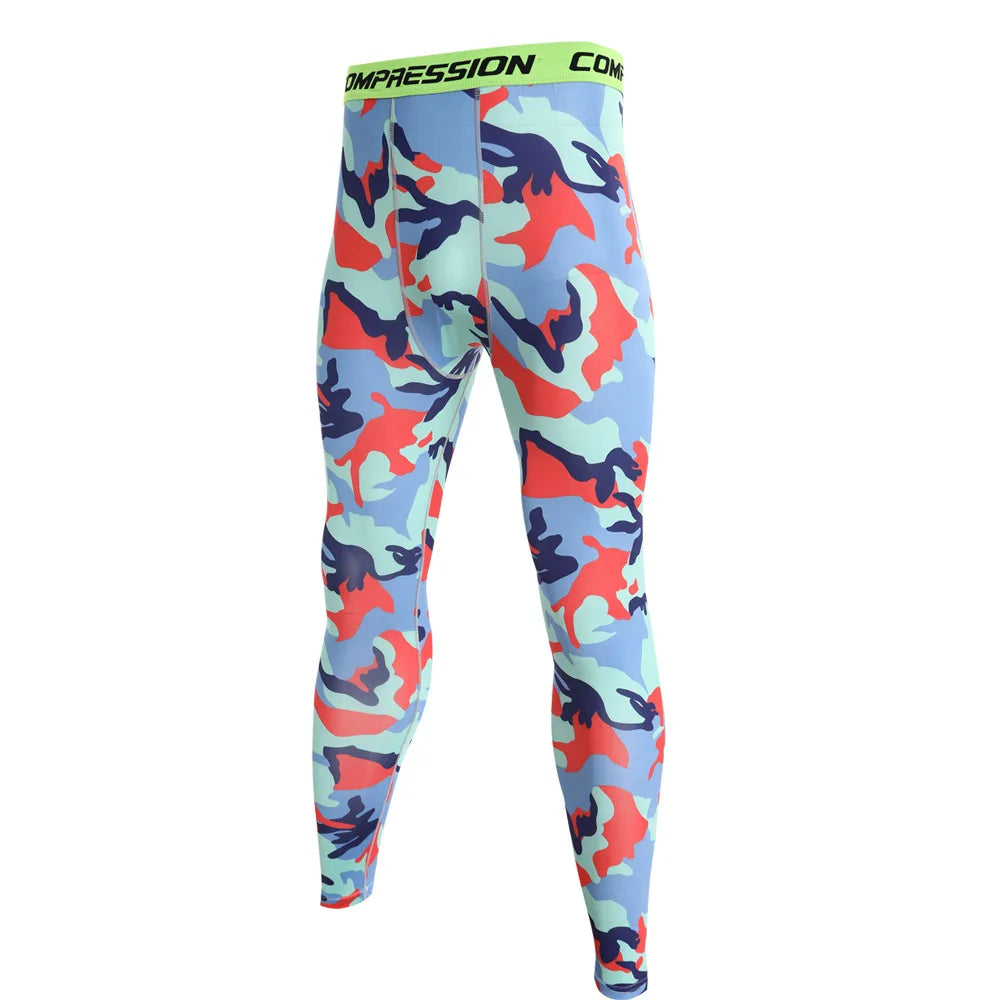 Camo Compression Jogging Tights