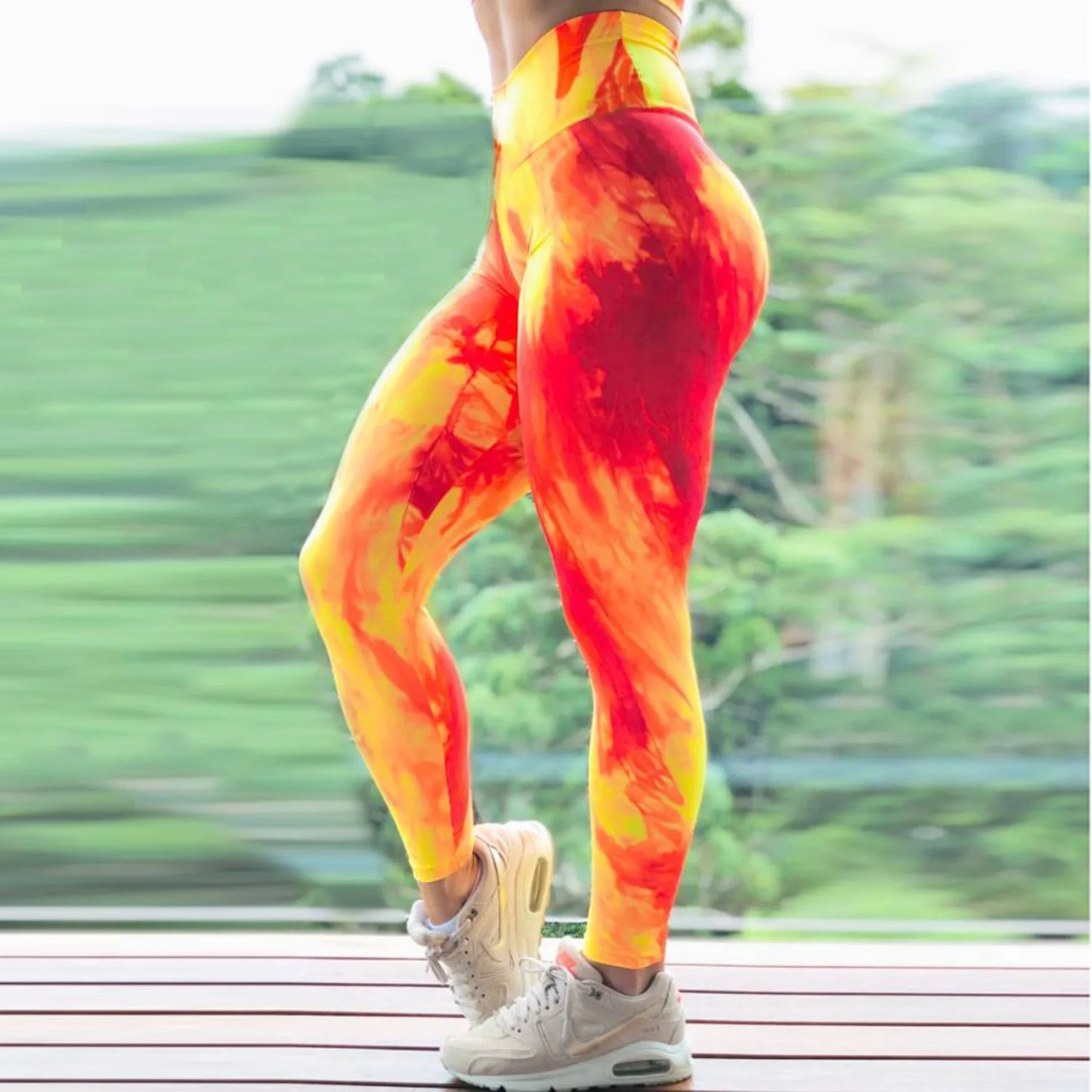 Stretchy Stylish Knitted Yoga Leggings