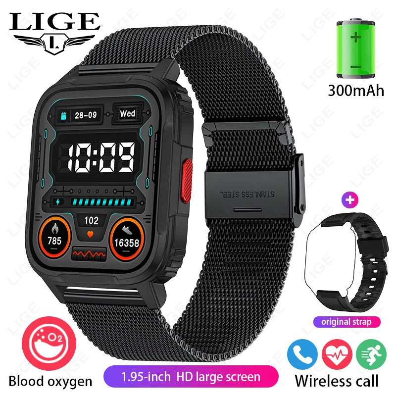 Outdoor Men’s Smartwatch with Health Monitor