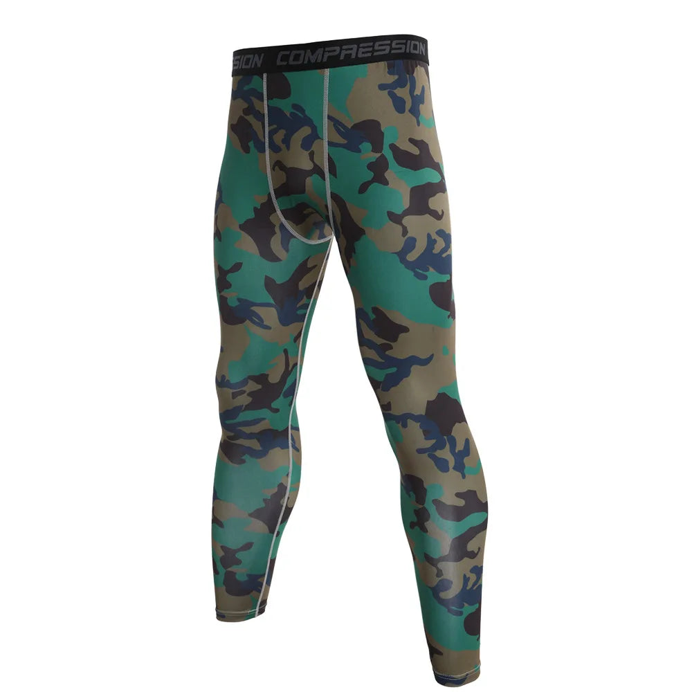 Camo Compression Jogging Tights
