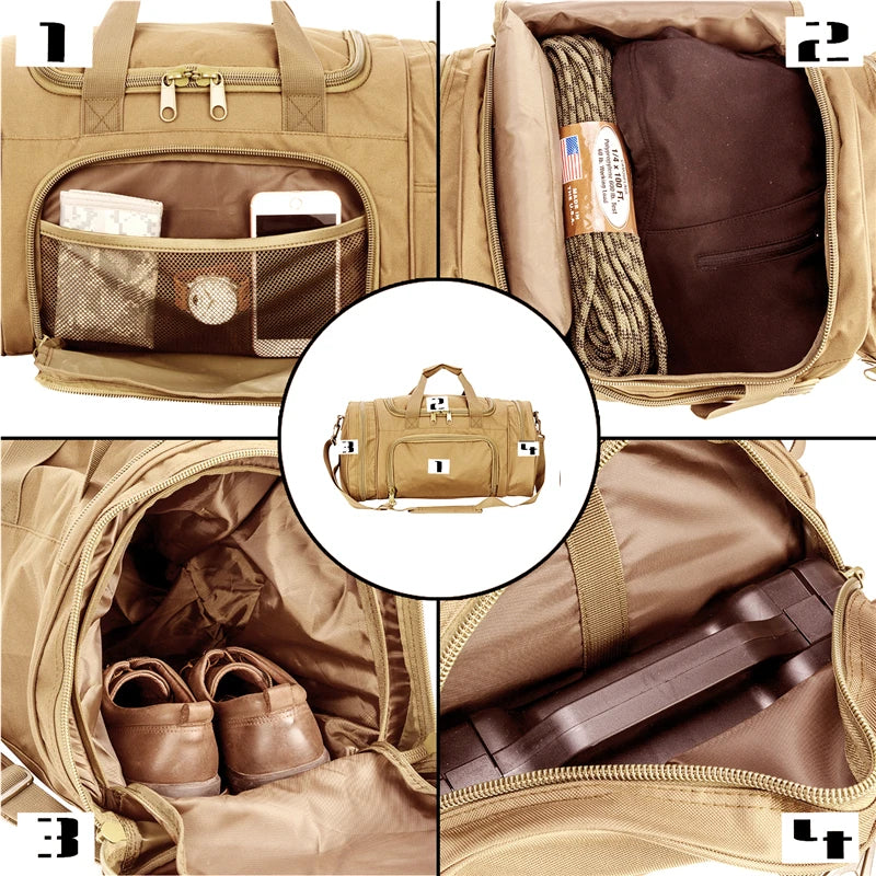Waterproof Camo Fitness Bag