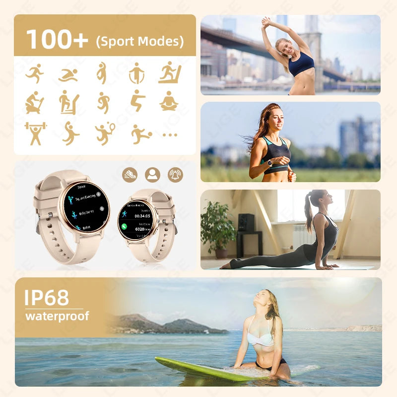 Ladies AMOLED Sport Watch with Call Feature