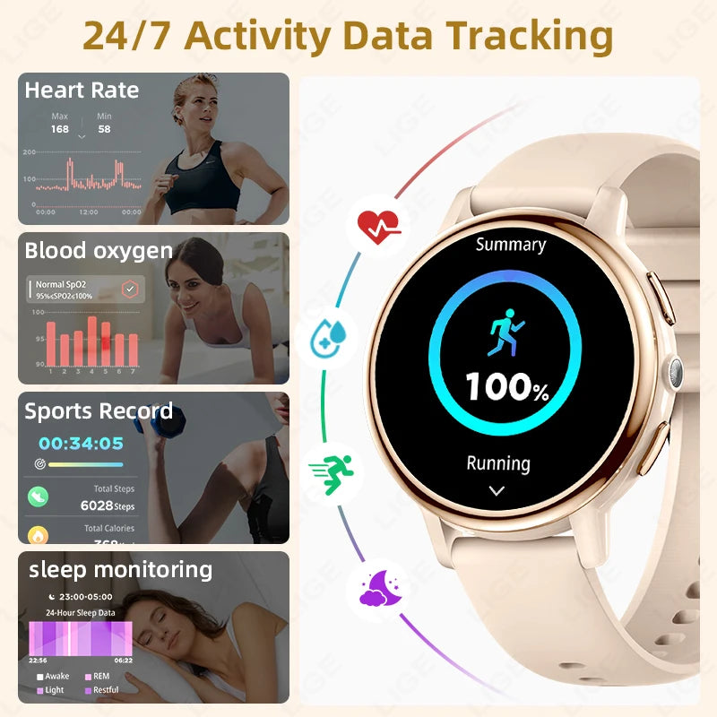 Ladies AMOLED Sport Watch with Call Feature