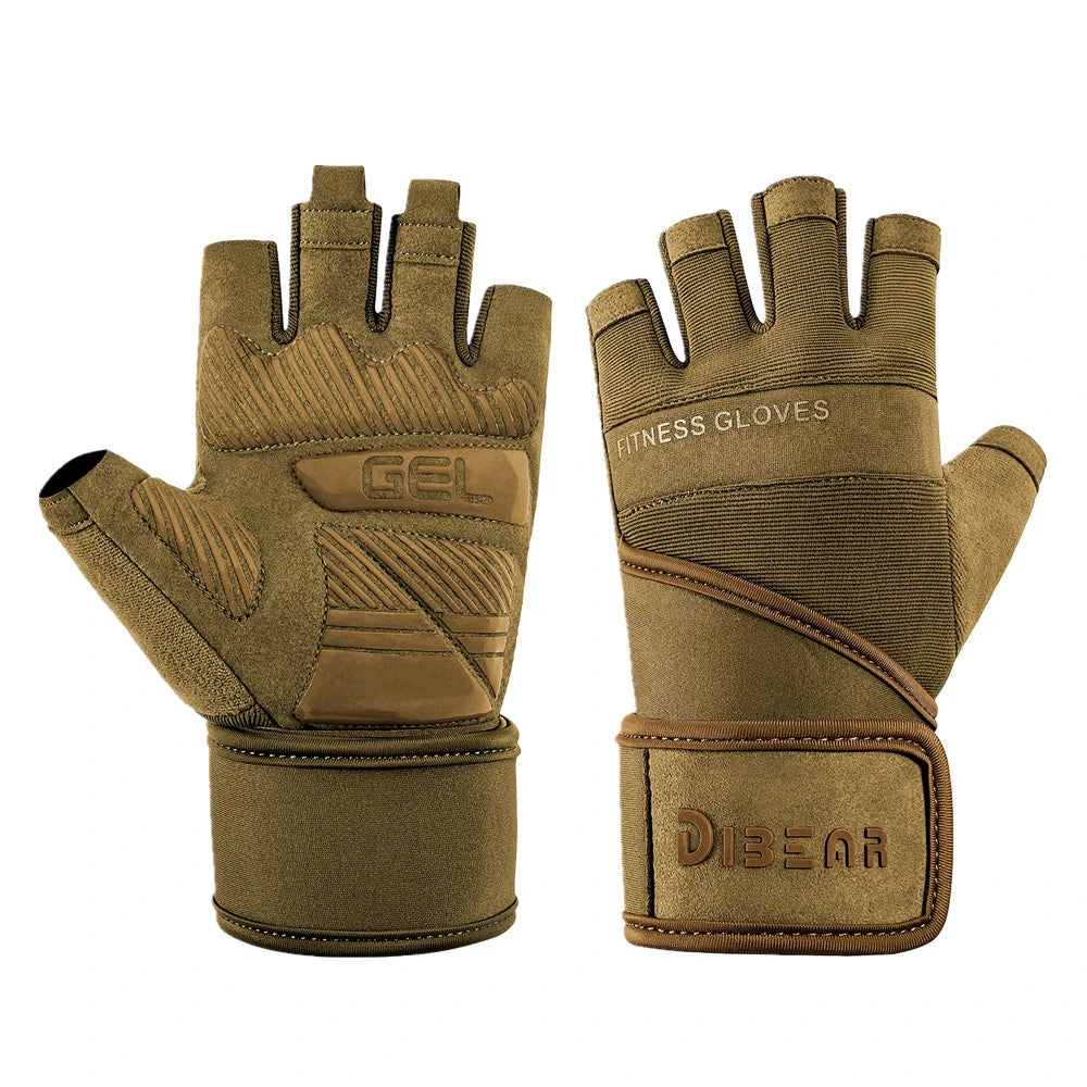 Slip Resistance Tactical Weightlifting Gloves