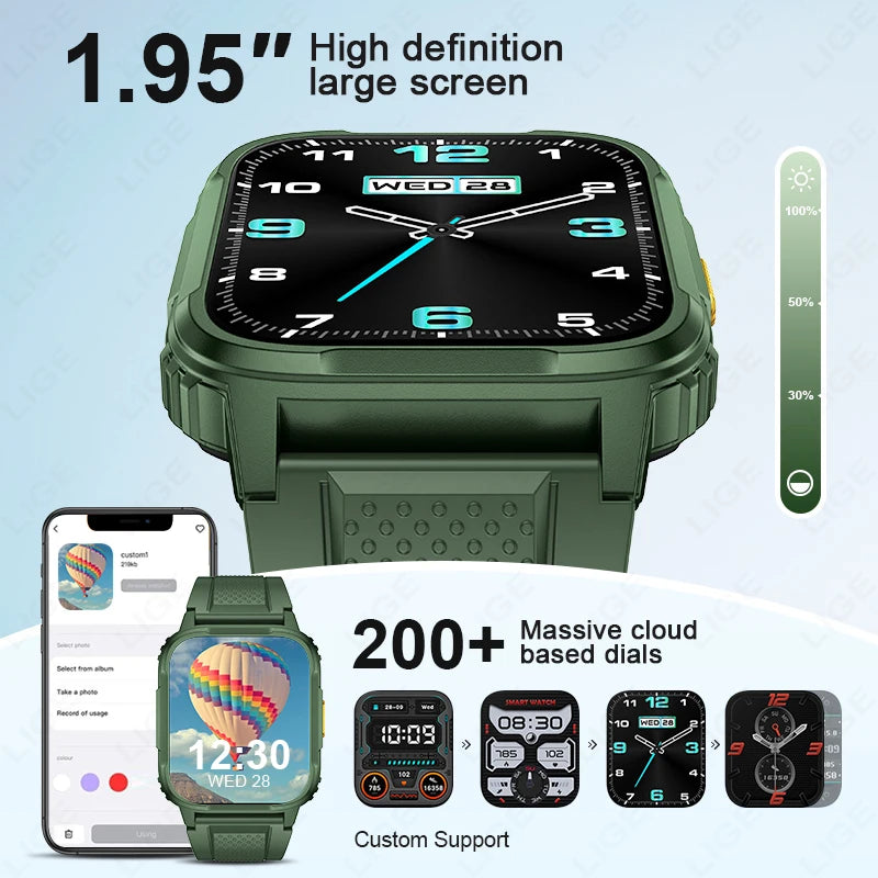 Outdoor Men’s Smartwatch with Health Monitor