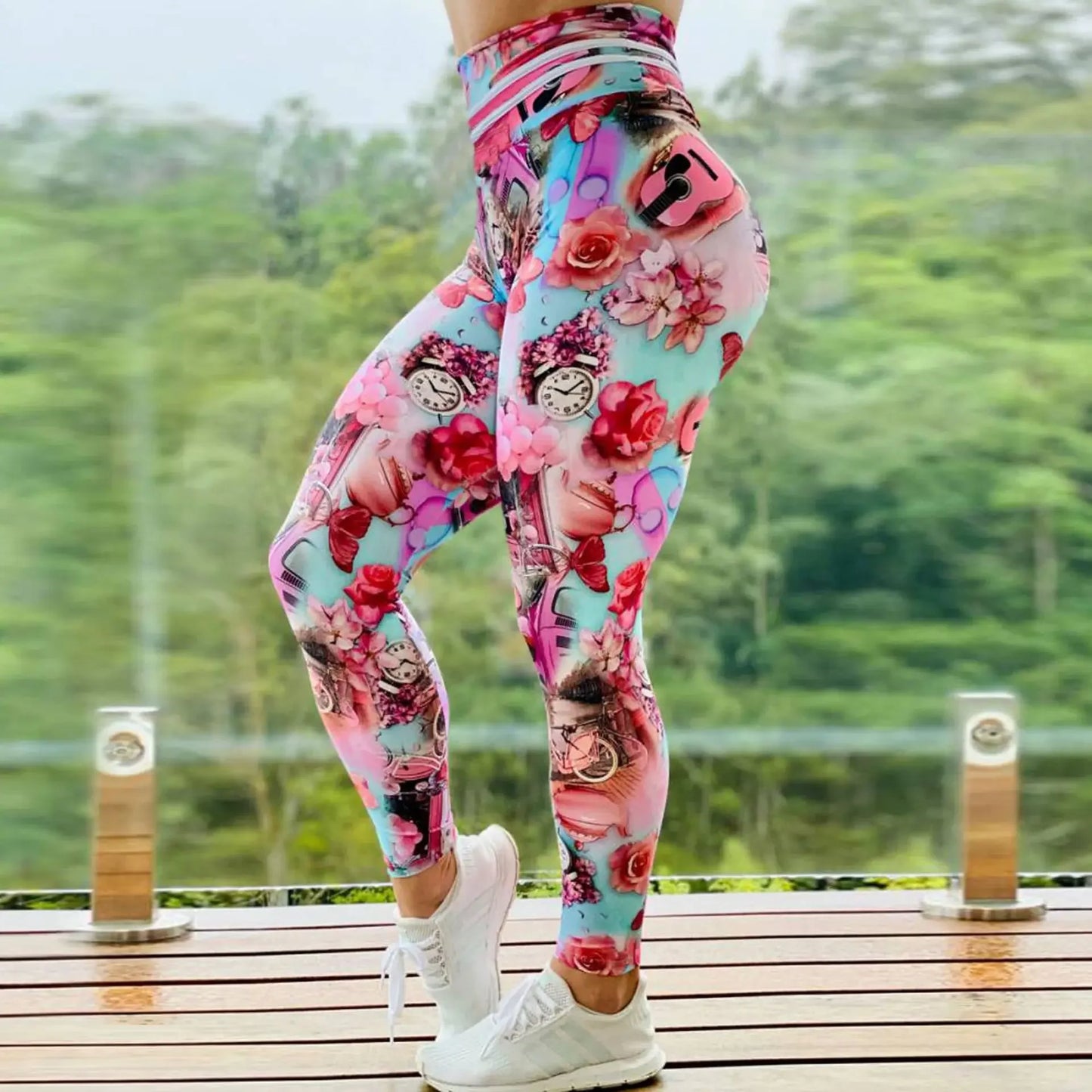 Stretchy Stylish Knitted Yoga Leggings