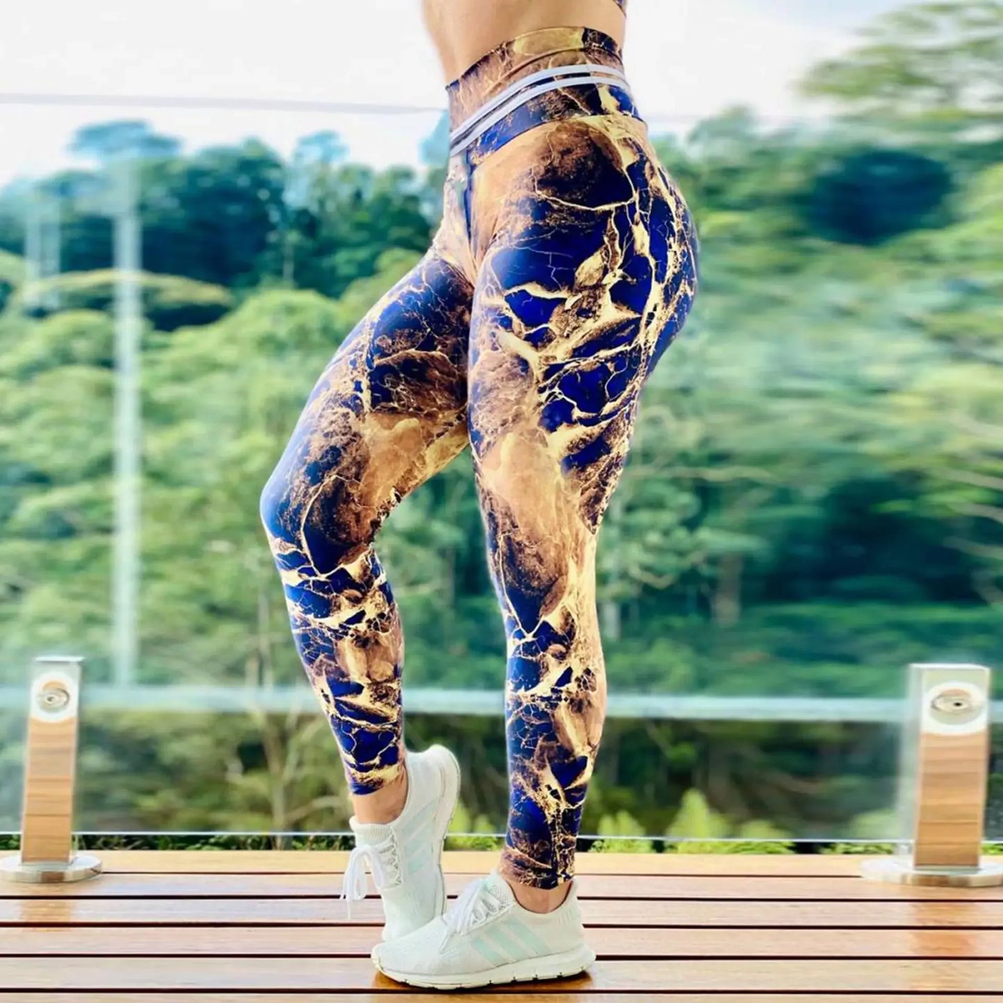 Stretchy Stylish Knitted Yoga Leggings