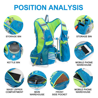 Lightweight Hydration Pack for Sports & Travel