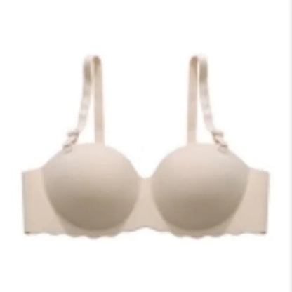 Front Zipper Seamless Sport Bra