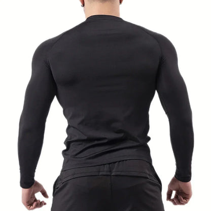 Quick Dry Breathable Casual Compression Shirt